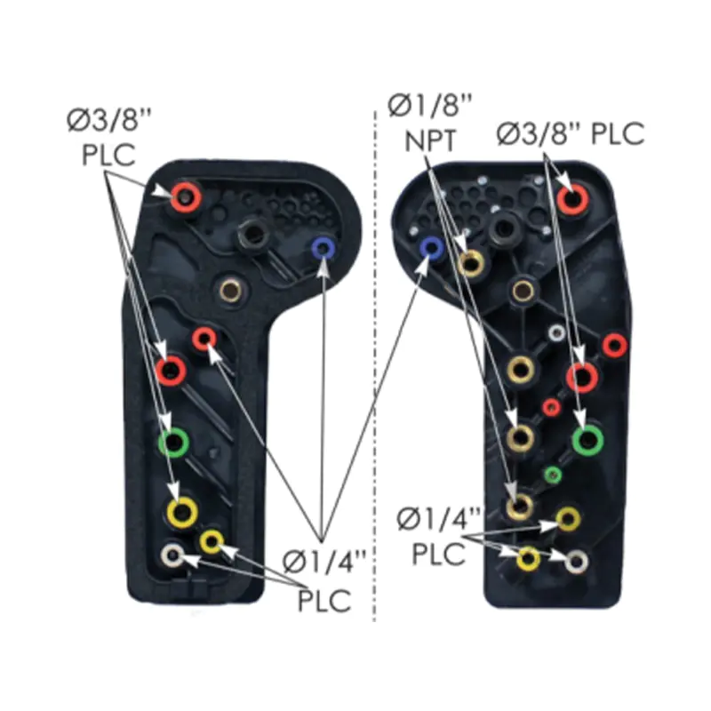 Multi-Functional Air Distribution Manifold para sa Commercial Vehicle Chassis